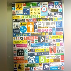 Galison jigsaw puzzle 1000 pieces hard to find Transit Graphics LIKE NEW